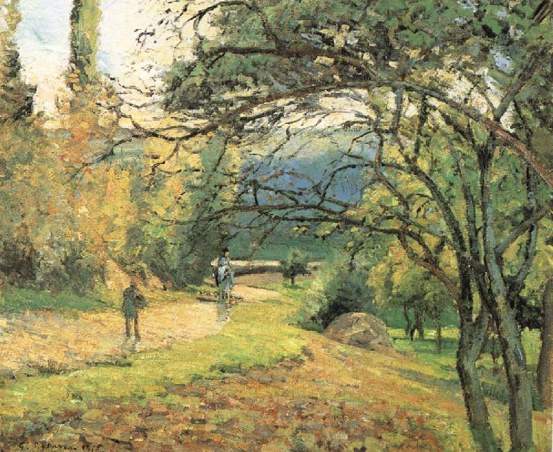 Pang plans scenery Schwarz, Camille Pissarro